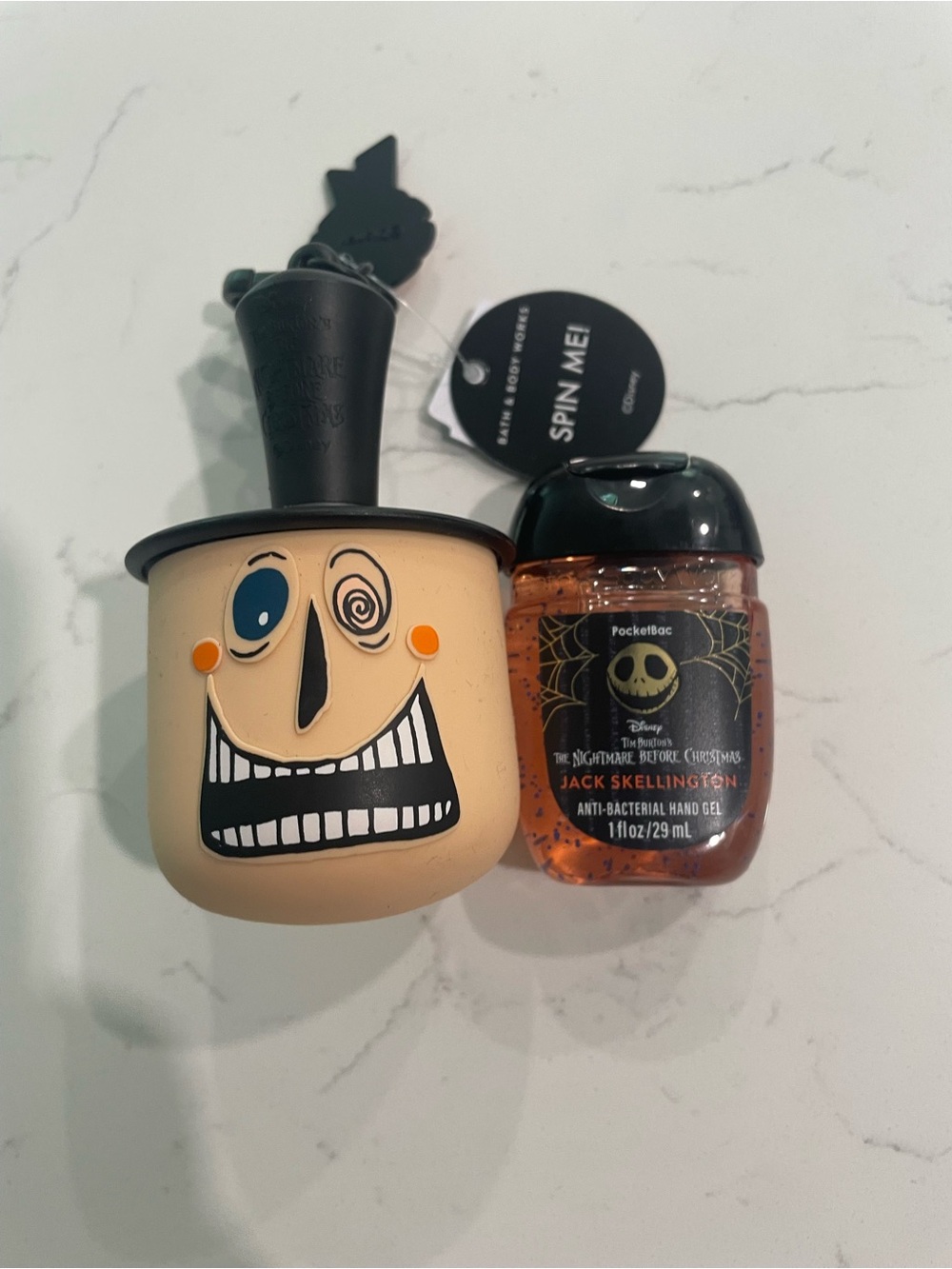 Bath Body Works PocketBac Jack Skellington Nightmare Before Christmas Hand Gel.